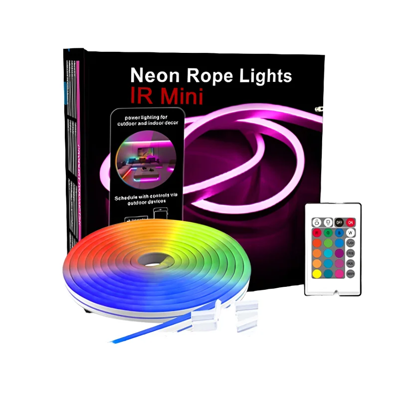 TCwin RGBIC LED Neon Light Strips Kit for Smart APP Control 5V USB IP67 Waterproof for Gaming Room Neon Decor 2025 Trending
