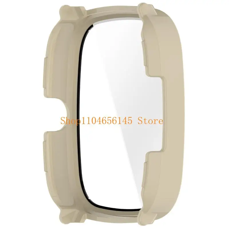 5ASD PC Tempered Glass Screen Protector Integrated Full Dekking Cover Antiscatch Shell Watch Housing Sleeving Guard voor