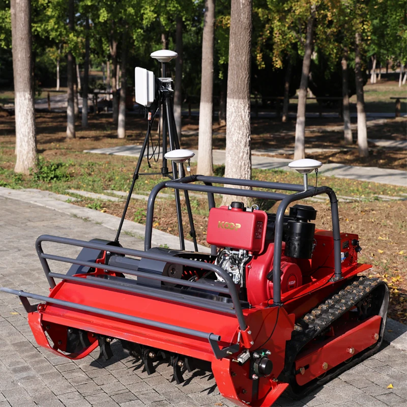 

Customized Remote Control Reel Mower Lawn Mower Garden Crawler Grass Cutter Petrol Lawn Mover