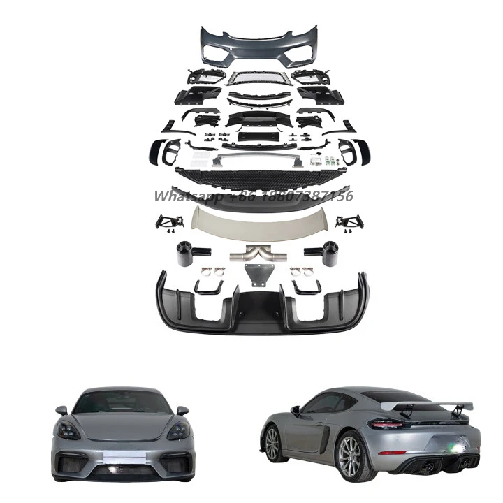 

KM for 718 982/982C 2017 2018 2019 2020 2021 2022 2023 2024 Upgrade to GT-4 Complete Accessories + GT-4 Rear Wing (ABS Material)