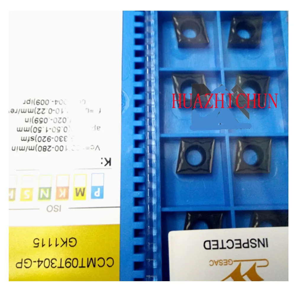 

HUAZHICHUN CCMT09T304-GP GK1115 Carbide Inserts Milling Cutter Tool