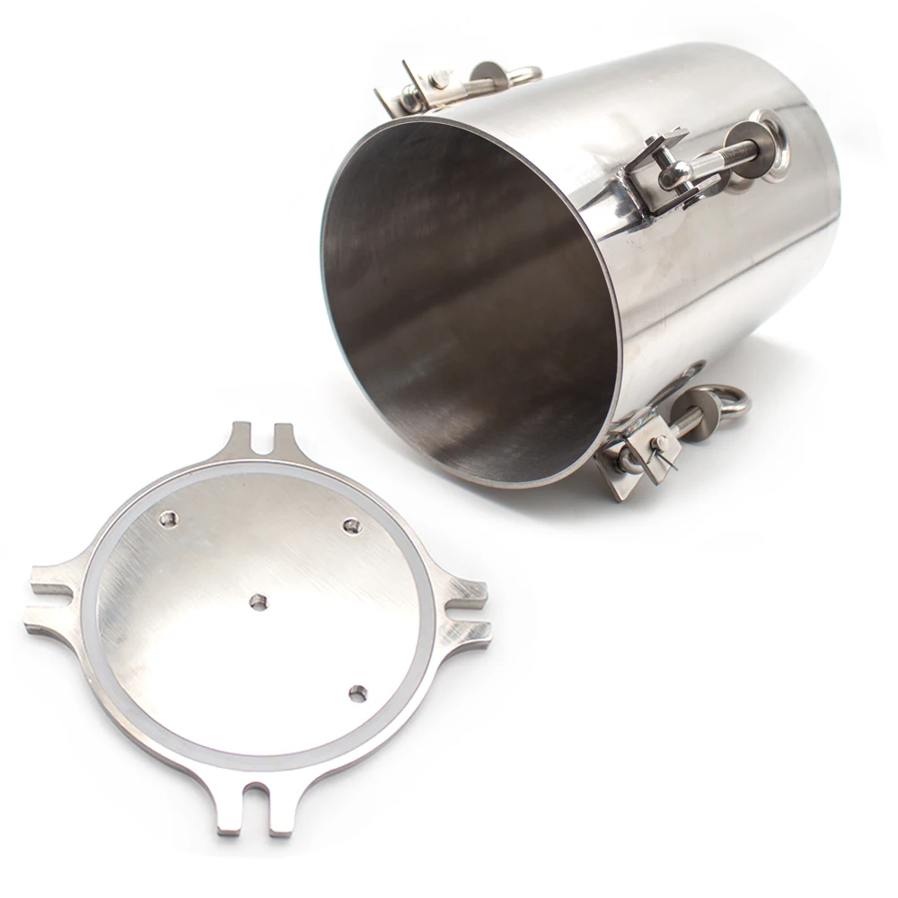 304 Stainless Steel Dispenser Pressure Tank Storage Tank Fluid Dispensing Bucket With Safety Regulating Valve 1-10L