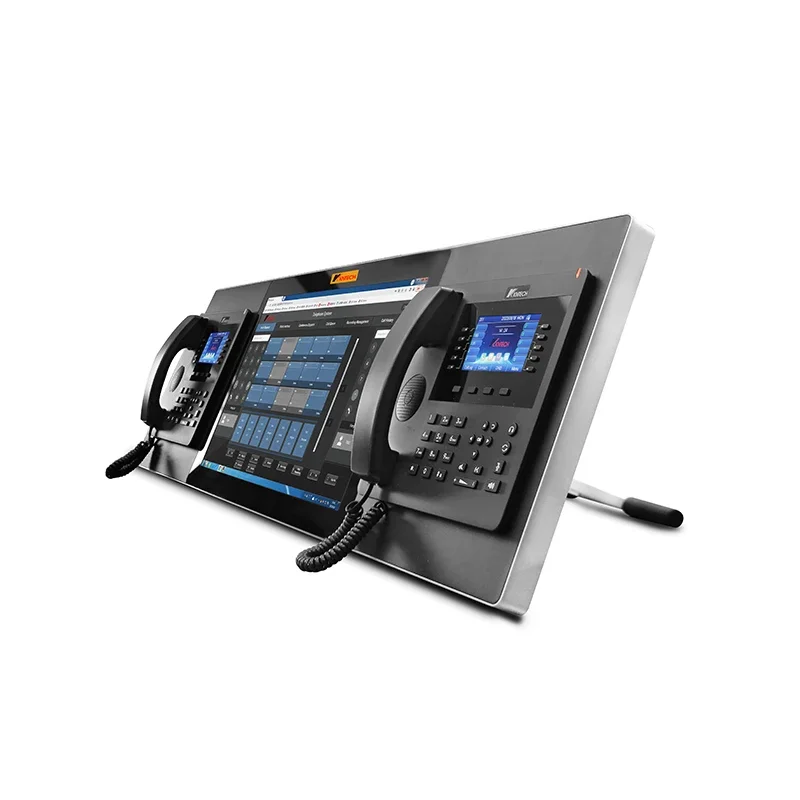 KNTECH Ip Pbx System software Control Center Desk With Ip Pbx System software Control Center Attendant Console KNDDT-1-A21