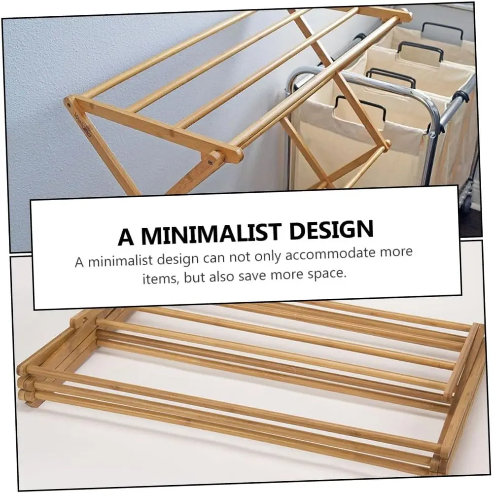 Compact multifunctioneel hangend droogrek voor thuis, badkamer en balkon