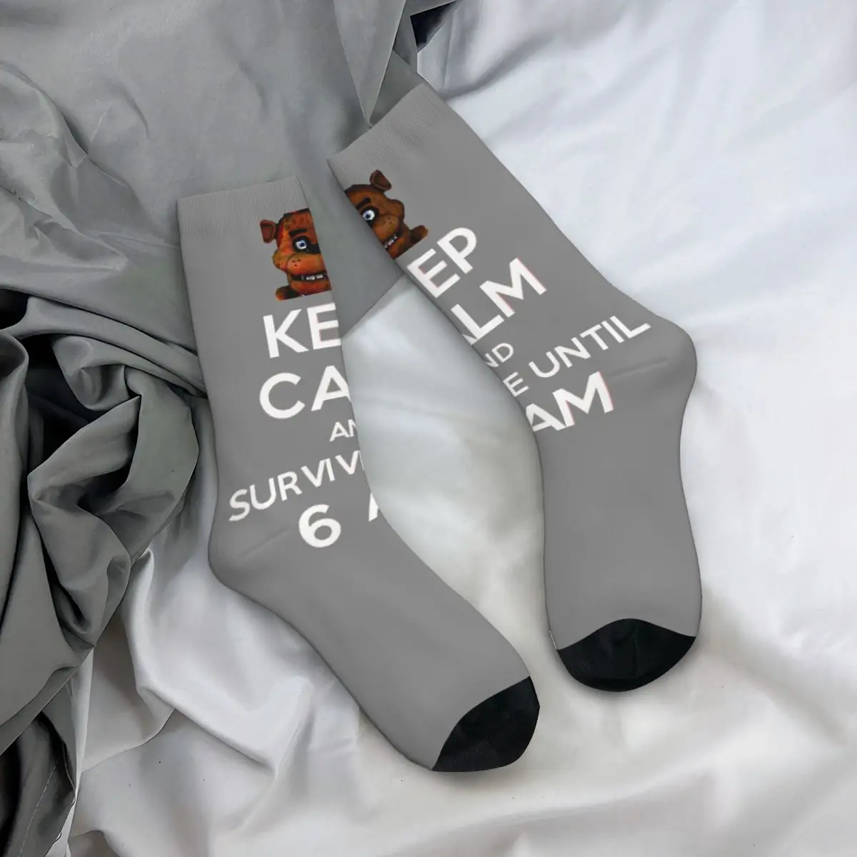 Adults Men Socks Five Nights Freddys Stockings Autumn Funny Soft Socks Graphic Running Anti Bacterial Socks