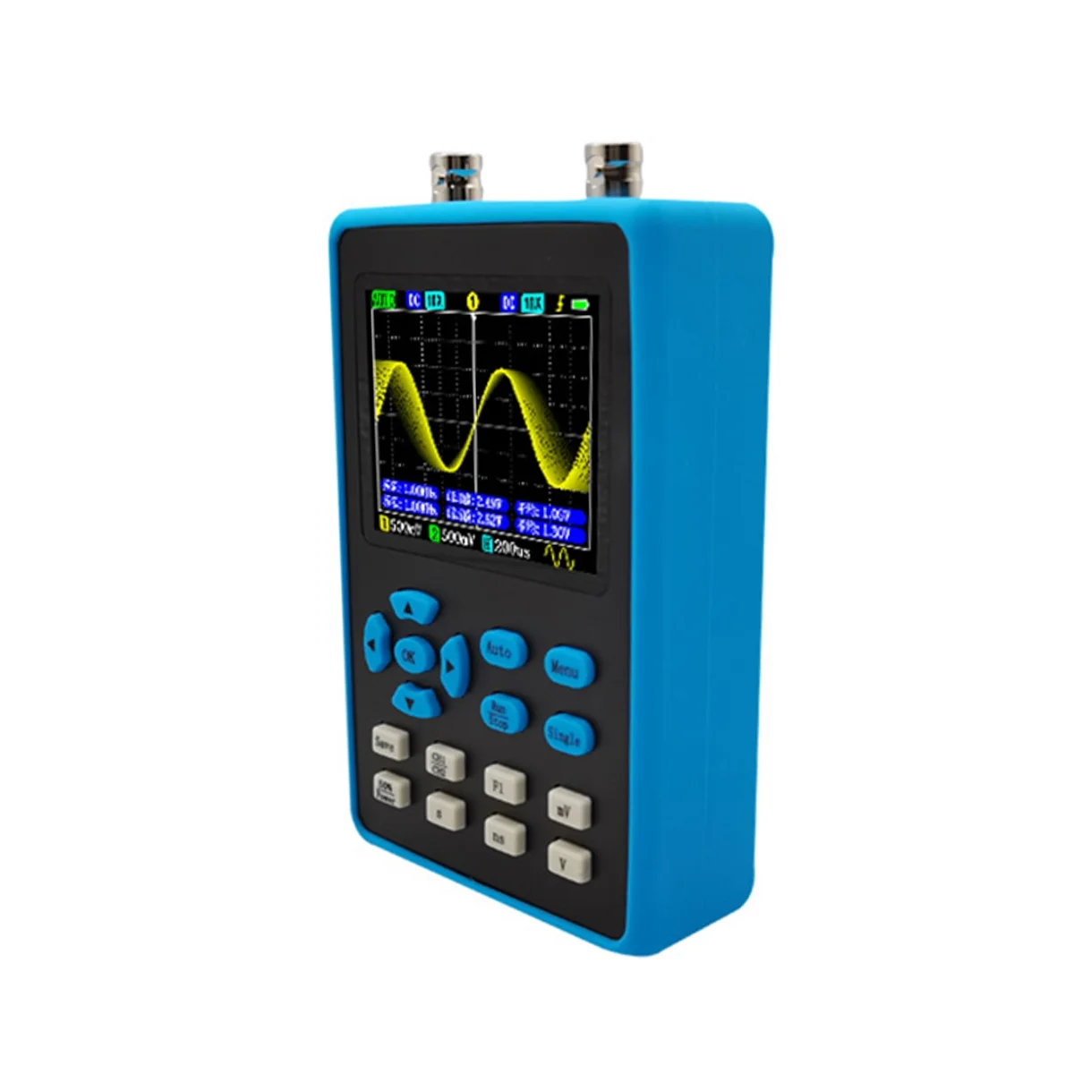 

Dual Channel Handheld Mini Portable Digital Oscilloscope 120M Bandwidth 500M Sampling Car Maintenance