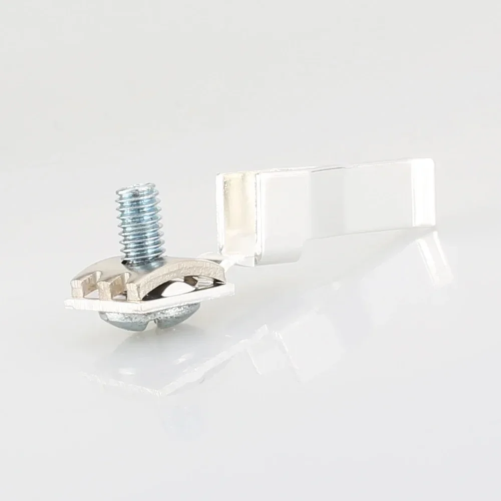 Viborg X 1pair Aluminium Alloy Transparent pure copper silver plated Hifi IEC connector US AC cord Hifi audio power plug