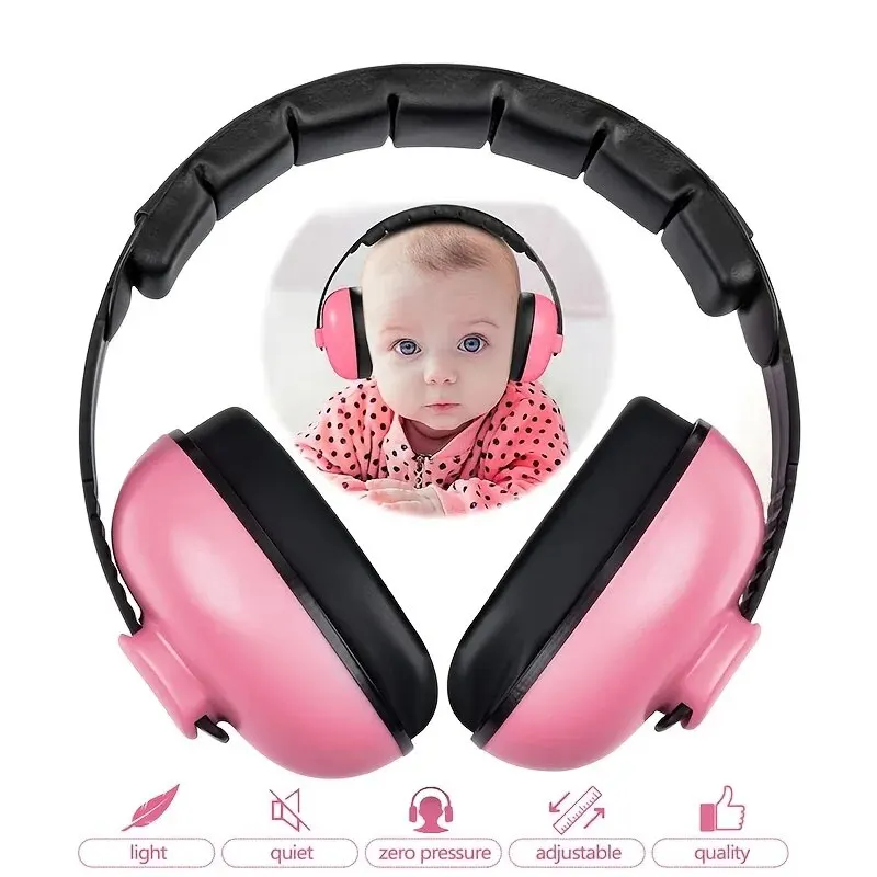 Orejera de protección de orejas para niños, auriculares para dormir, tapones para los oídos, antiruido, 1 unidad