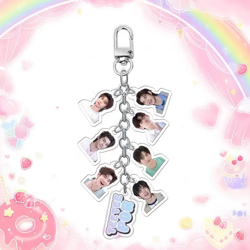 Thailand Stars Bounprem TeeTeepor KengNamping AuAuSaveLYKN Jasper.AouBoom ThomasKong Acrylic Pendant key Holder Bags keychain