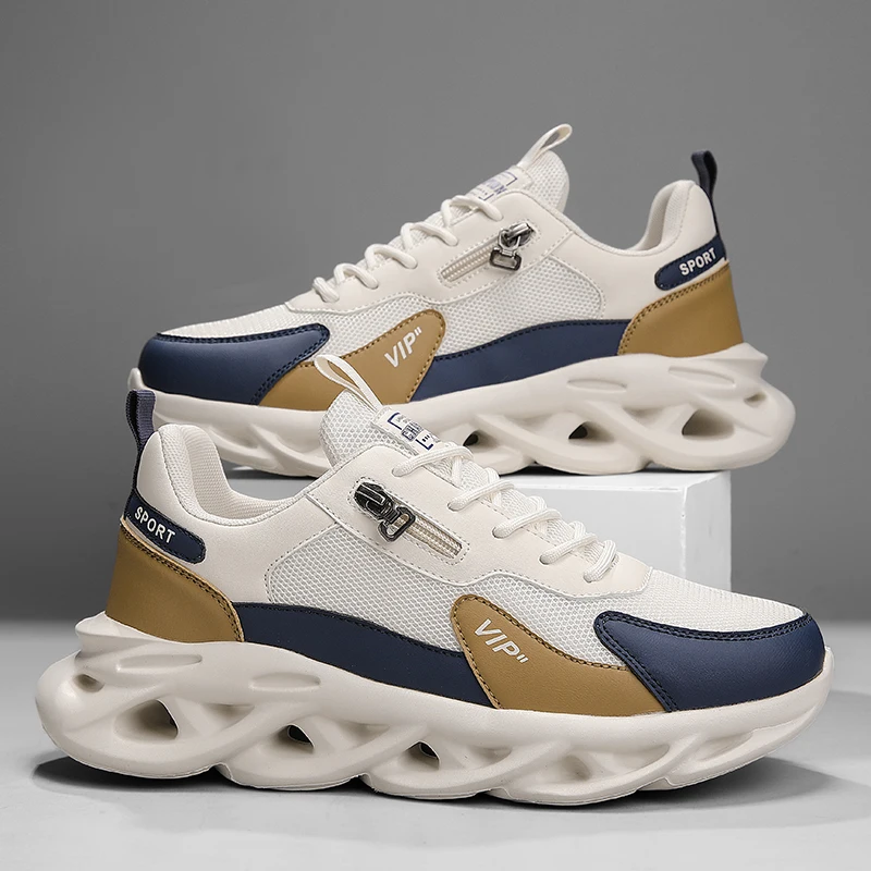 

Men's Breathable Running Sneakers, Casual Trainer, Fashion Loafers, Race Tennis Shoes for Male, Luxury