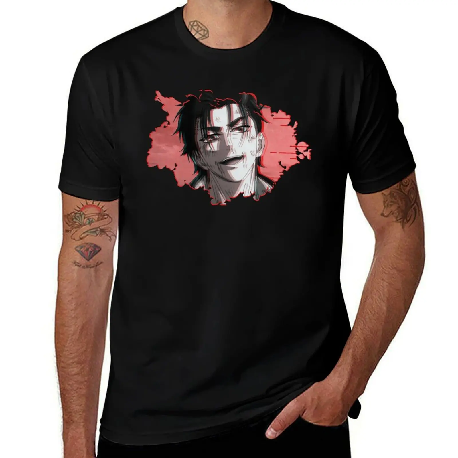 Cool Guren, owari no seraph T-Shirt Non-Shrink Basic Cotton T-Shirt