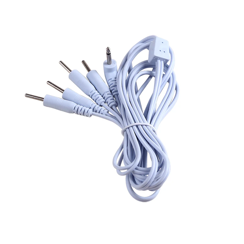 2.5mm Physiotherapy Machine Replacement Gloves with Wires Cable for Acupuncture Muscle Stimulator Massage Accessories Connection