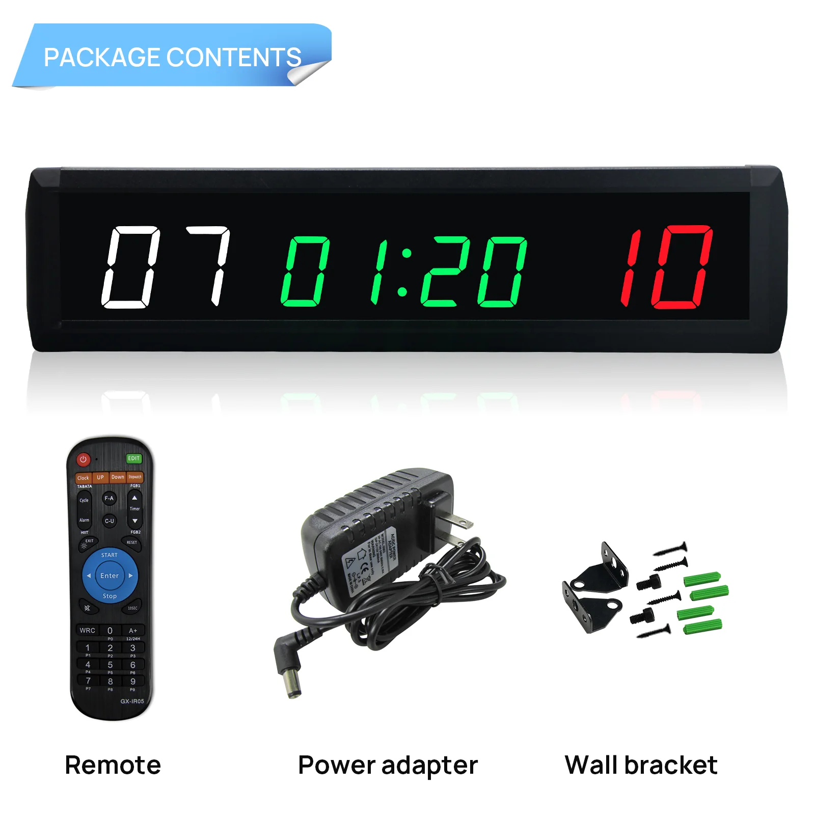 لوحة نتائج التايكوندو الإلكترونية ذات التحكم عن بعد مقاس 1.8 بوصة من Ganxin