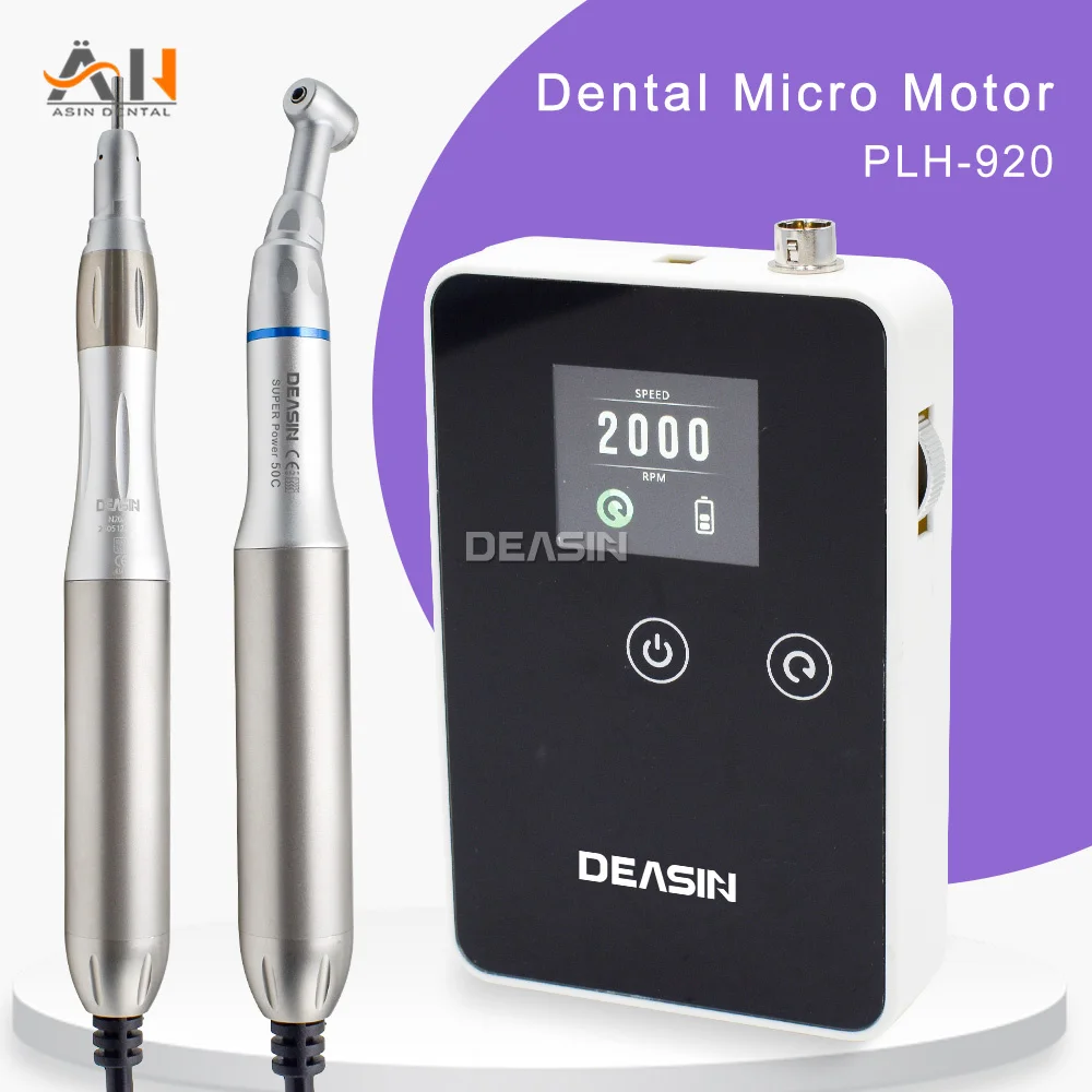 

Portable Dental Lab Equipment 35000 RPM Brushless Micromotor Nail Drill Machine E-type Electric Motor for Contra Angle Handpiece