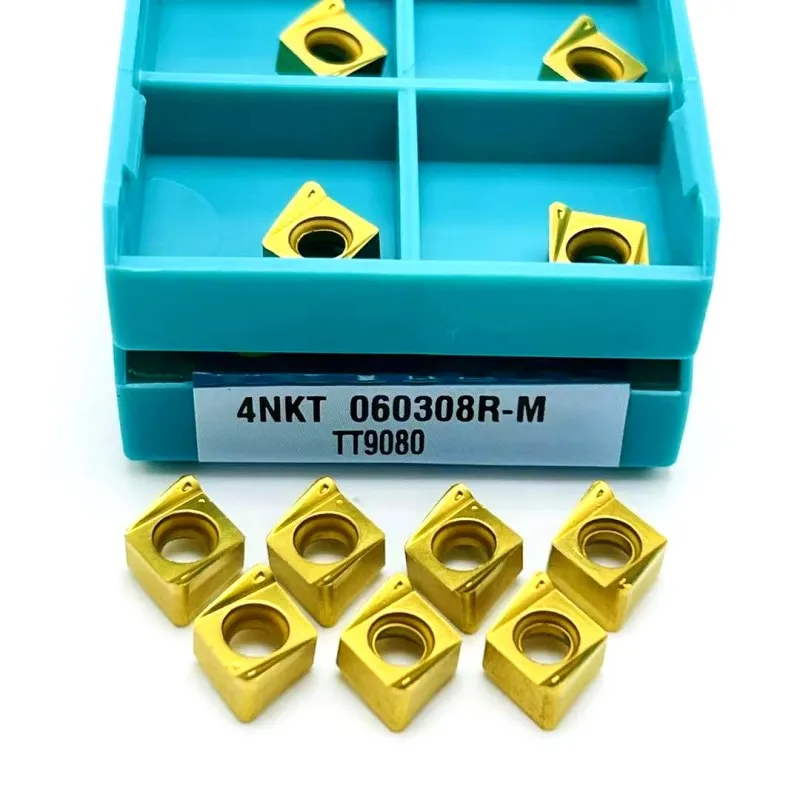 4NKT060308R M TT9080 كربيد إدراج المعادن تحول أداة taager tec باستخدام الحاسب الآلي تحول أداة التنغستن كربيد 4NKT 060308R أدوات القطع
