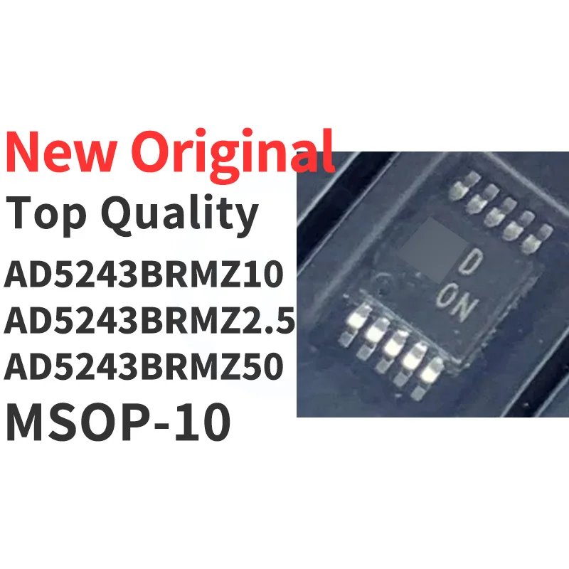 

(10 Pieces) AD5243BRMZ10 AD5243BRMZ2.5 AD5243BRMZ50 D0M D9X D0N MSOP-10 New Original