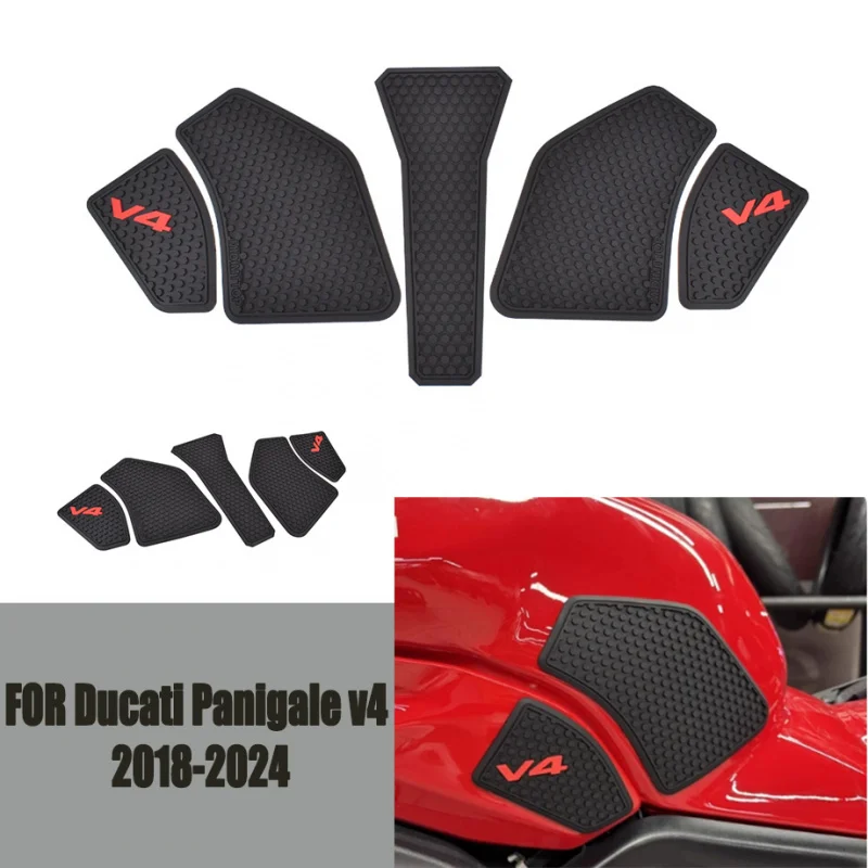 

Non-Slip Fuel Tank Stickers for Ducati Panigale V4 2018-2024, Gas Cap Oil Protector Pad, Scratch-Resistant Motorcycle Stickers N