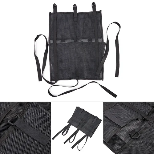 Imagen 2 del producto Bolsa de Almacenamiento de Malla de Nailon para Debajo del Asiento de Kayak, Bolsa Organizadora de Herramientas para Kayak y Canoa