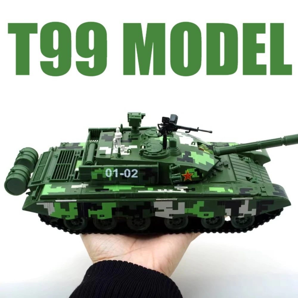 

Масштаб 1:40 T99, модель танка, игрушка, музыка, легкий сплав, литая под давлением вращающаяся турель, военные гусеничные бронированные модели, украшения для мальчиков, подарки