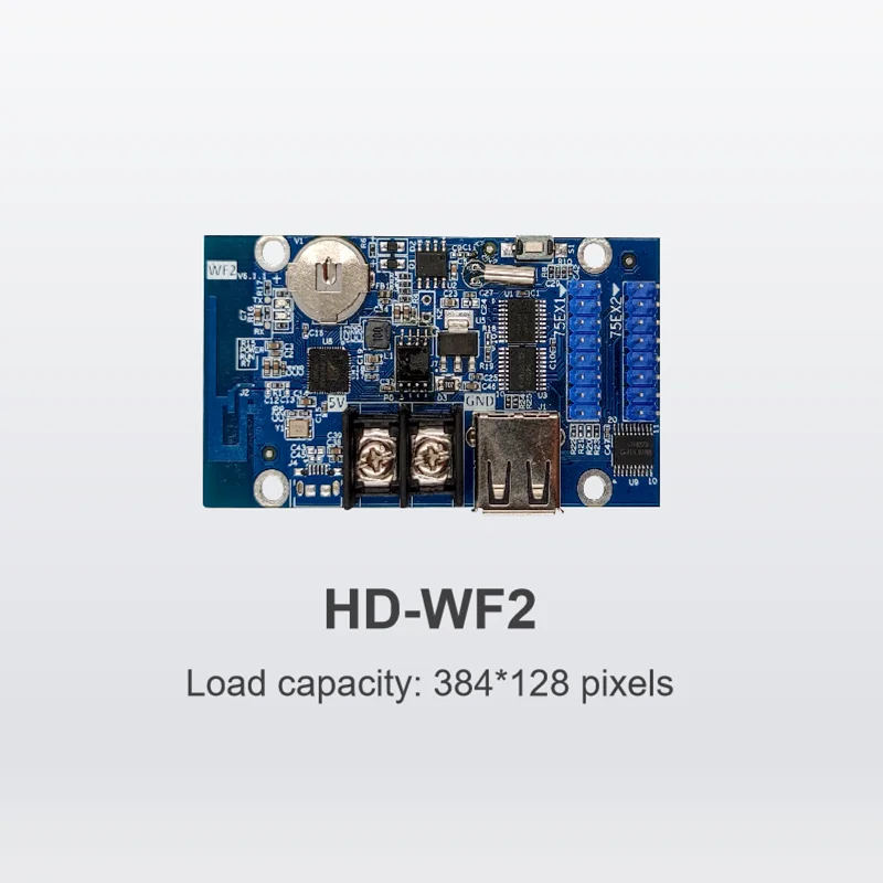 

HD-HD-WF2 Full Color LED Display Asynchronous Control Card 384*128pixel