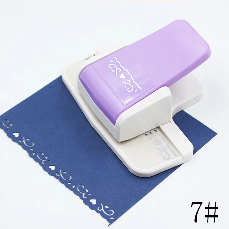 Punches Decorative Lace Edges Scroll Punch Embossing For Scrapbook Cards Easy To Operate  DIY Handcraft Tool