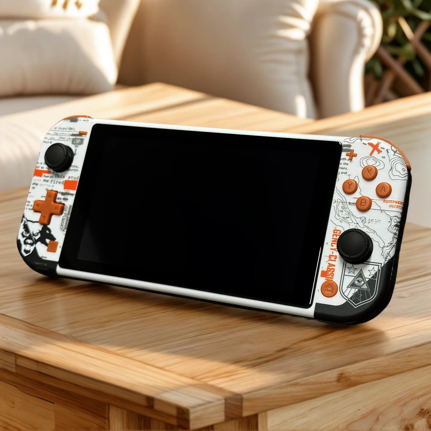 Replacement Handheld Controller Housing Shell with Screen Protector ABXY Buttons for Nintendo Switch Lite Console Theme Game