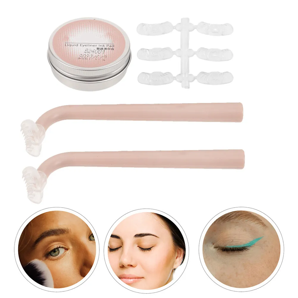 

Набор для нанесения ресниц: многоразовый штамп-трафарет для нижних ресниц, инструмент для макияжа, направляющая для ресниц, принадлежности для макияжа глаз, штампы для нижних ресниц