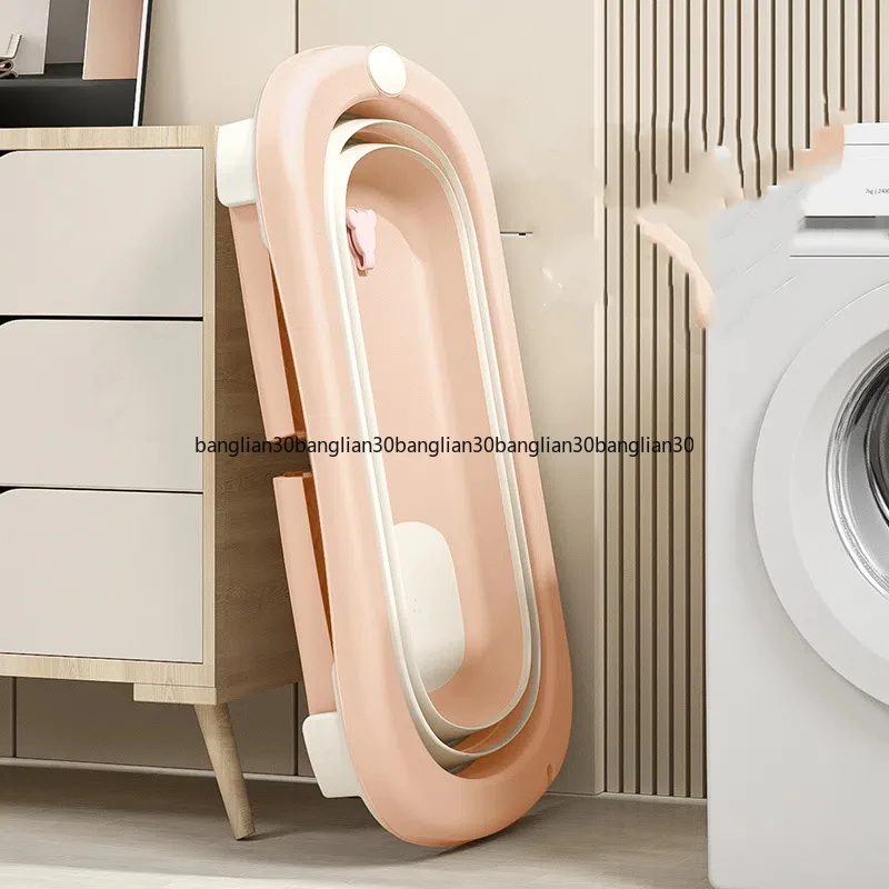 Foldable Baby Bathtub for Newborns & Toddlers – Space-Saving Bath Tub with Easy Storage Lightweight & Portable Design