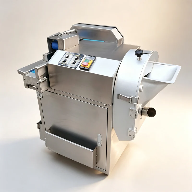 Canteen High Power Double Head Vegetable Cutting Machine Commercial Auto Slice Shred Dice Segment Processor Vegetable Cutter Mac