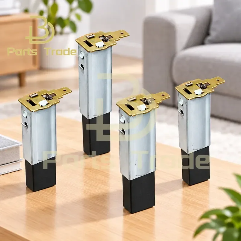 4pcs Giant Wear Resistant Carbon Brush for Force High Pressure Cleaner Car Washer Spring Electric Motor