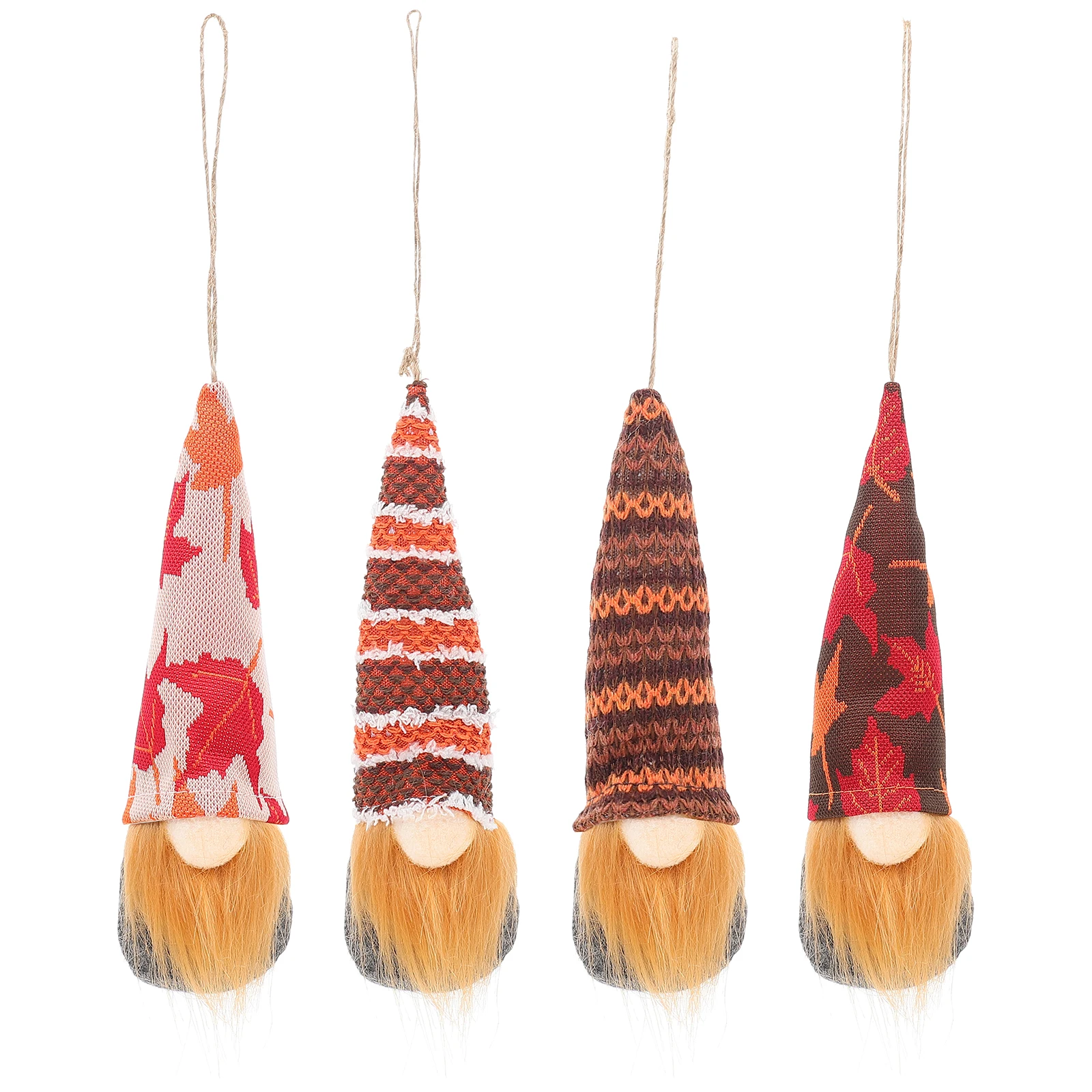 

4pcs Pumpkin Maple Leaf Decorations Thanksgiving Table Autumn Fall Festival Supplies Gnome Home Practical Gifts