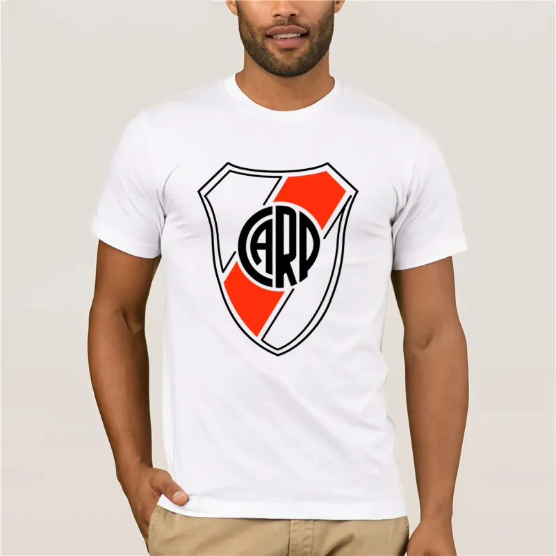 Camiseta de marca para hombre, camiseta C A River Plate Argentina, Camiseta de manga corta, camiseta de moda de verano