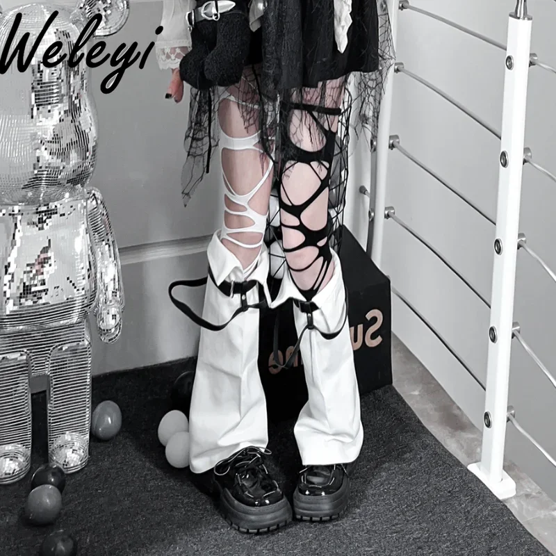 

Sexy Y2k Jirai Kei Black Silk Knee Socks Women Pure Color Leg Socks Jk Lolita Girl Subculture Horn Leg Cover Long Tube Stockings