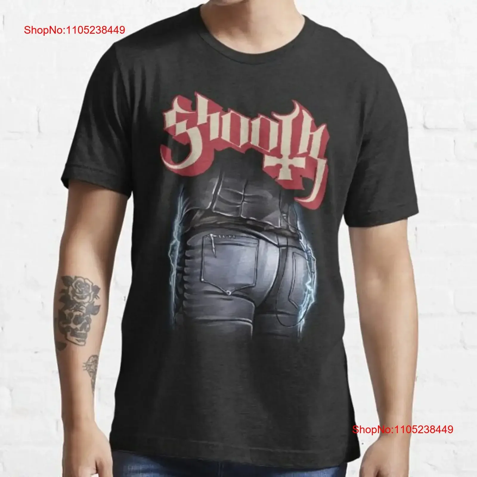 Ghooty T Shirt GhosT Papa 4 2 3 Cardinal Copia Halloween vintage Washed Casual Soft homme Stretched designer clothes