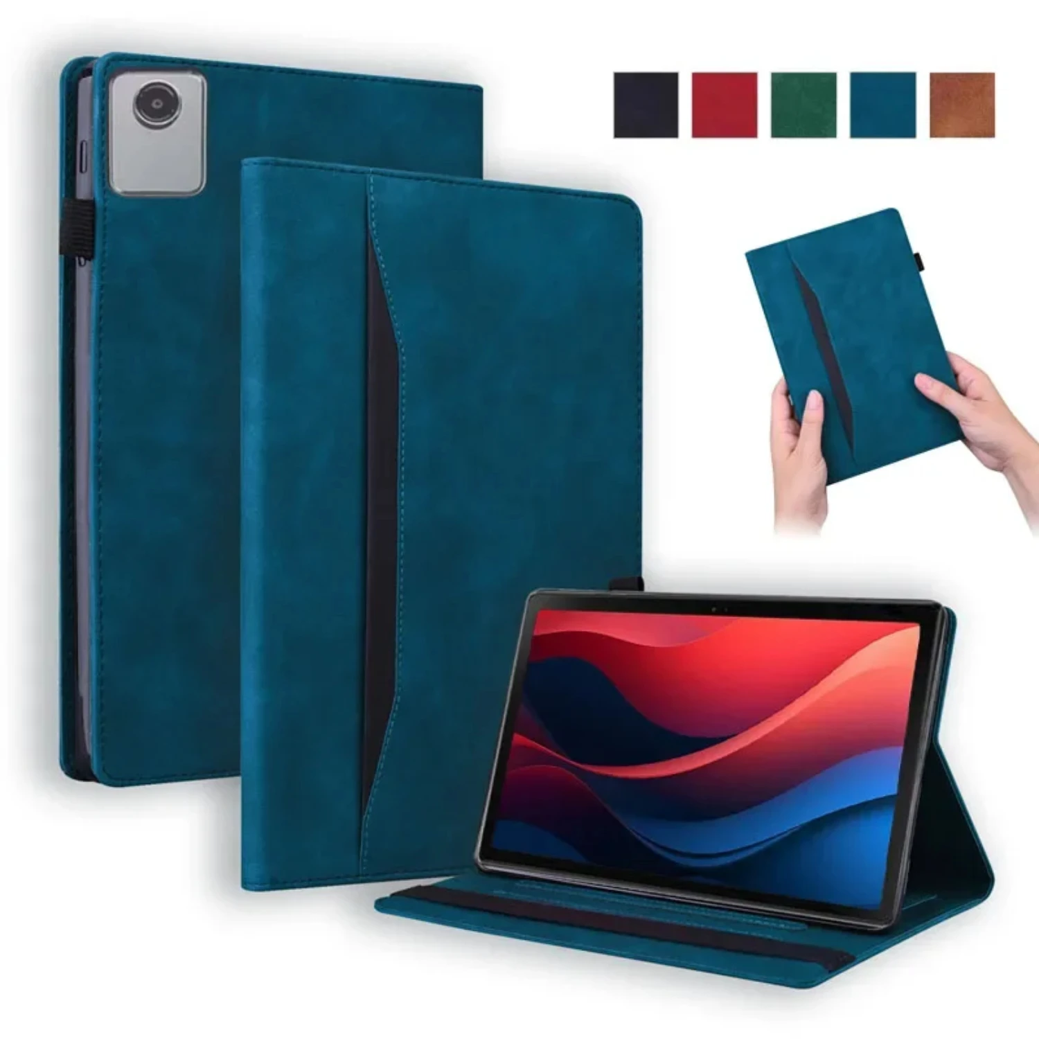 Stylish and Luxury Protective Leather Wallet Tablet Coque for Xiaoxin Pad 2024 tb330fu tb331fc - Premium Cover for Tab M11 11