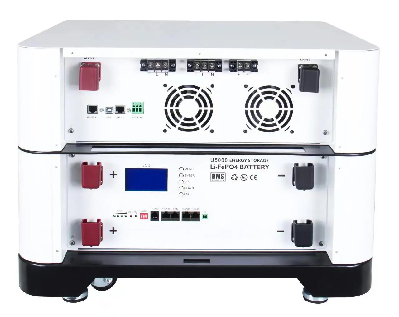 Stacked energy storage lithium battery household lithium iron phosphate battery pack energy storage system movable module power