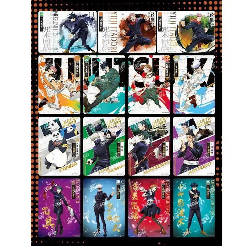 KAYOU Genuine Jujutsu Kaisen Higher Vocational Section Series 1 Itadori Yuji Satoru Gojo Inumaki Toge Anime Boy Collection Card