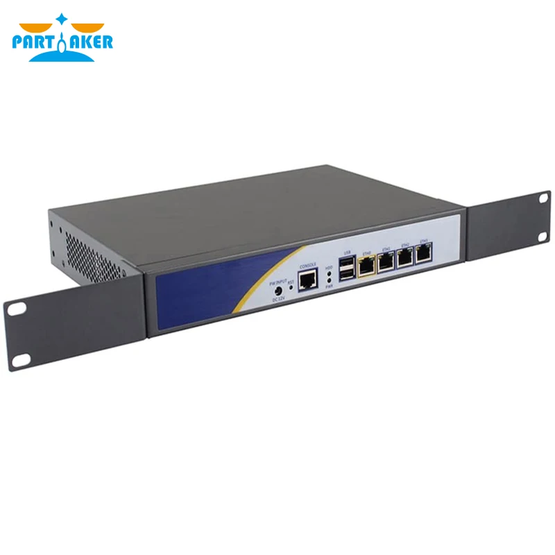 Partaker-dispositivo de seguridad de red Firewall Router PC Intel Atom N2600 4xintel Gigabit LAN OPNsense VPN COM VGA