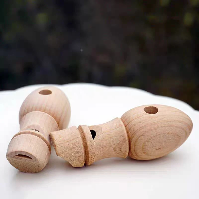 Apito de chamada de pássaros de madeira, 3 peças, instrumentos musicais para crianças, brinquedos para lembrancinhas de festa, recompensas em sala de aula, presente engraçado, kinder Spielzeug