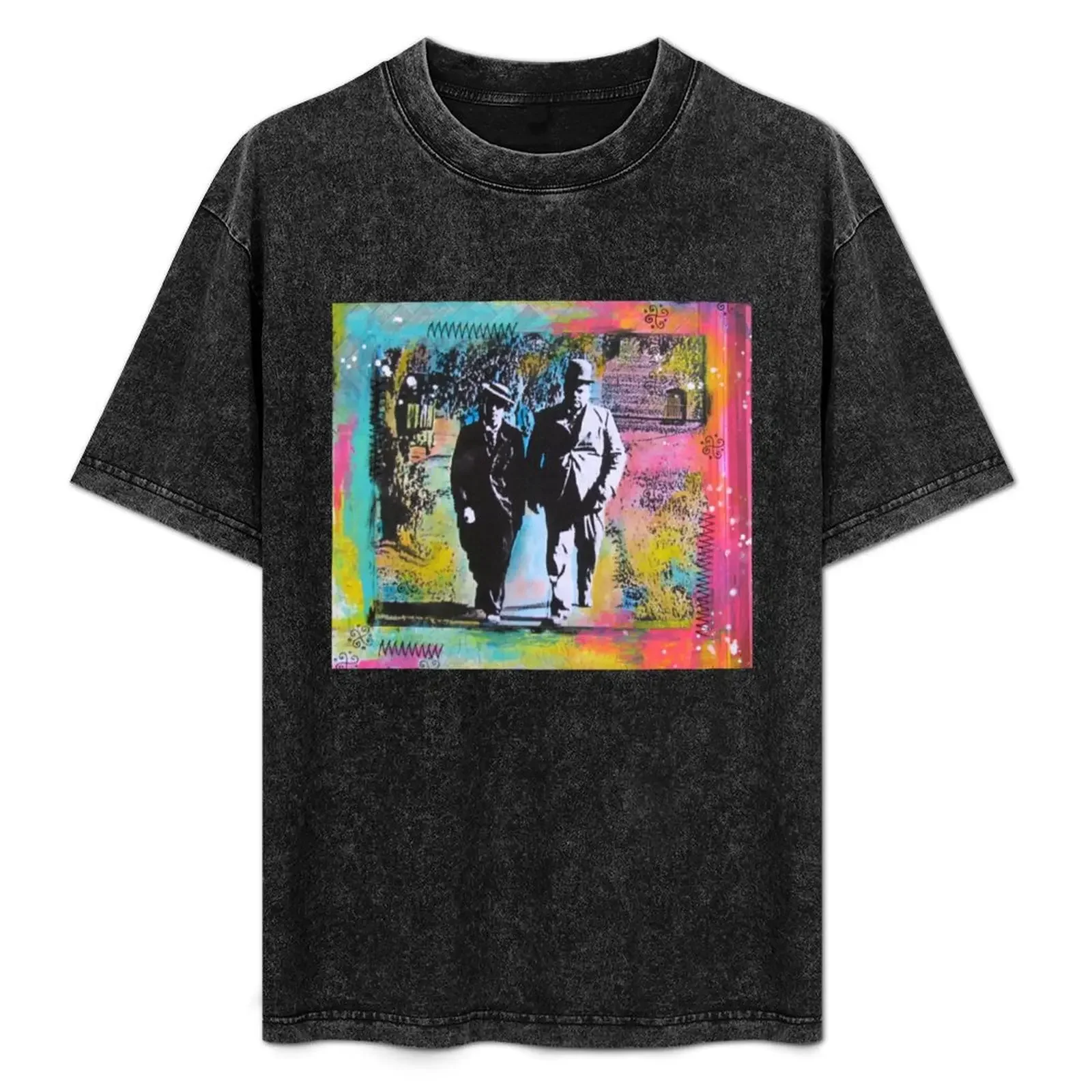 

Buster and Roscoe Walk 2 T-Shirt anime clothes custom t-shirts Luxury man men workout shirt