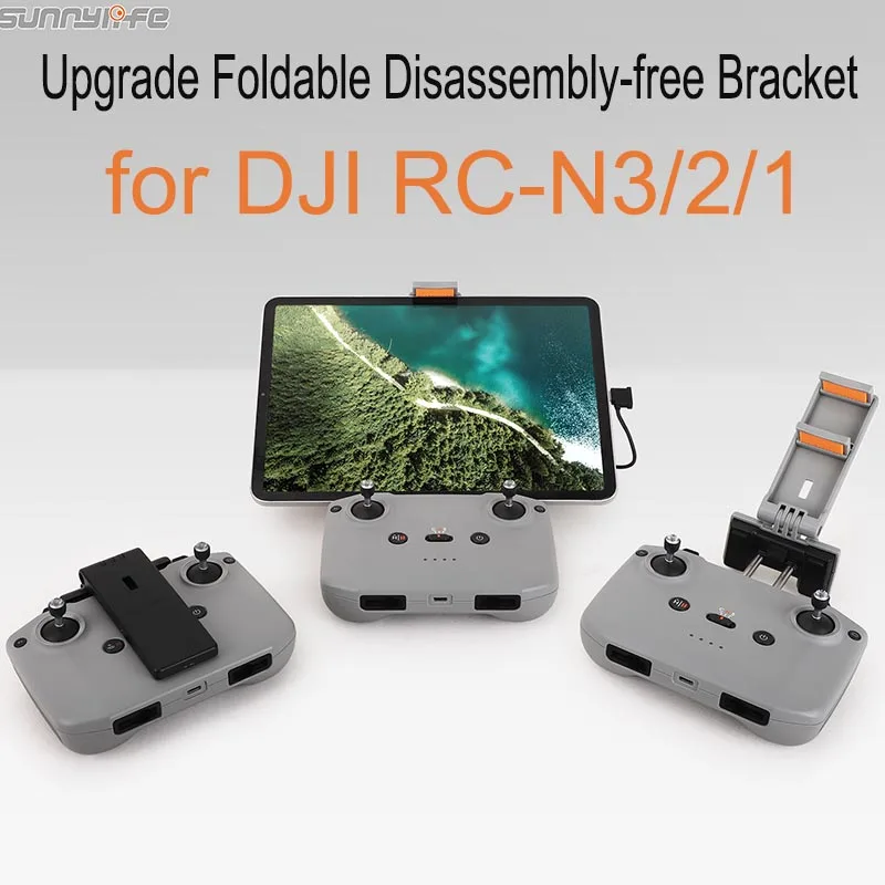 New Foldable Disassembly-free Tablet Extended Bracket for DJI RC N3/2/1 Remote Control Tablet Stand Holder Accessory