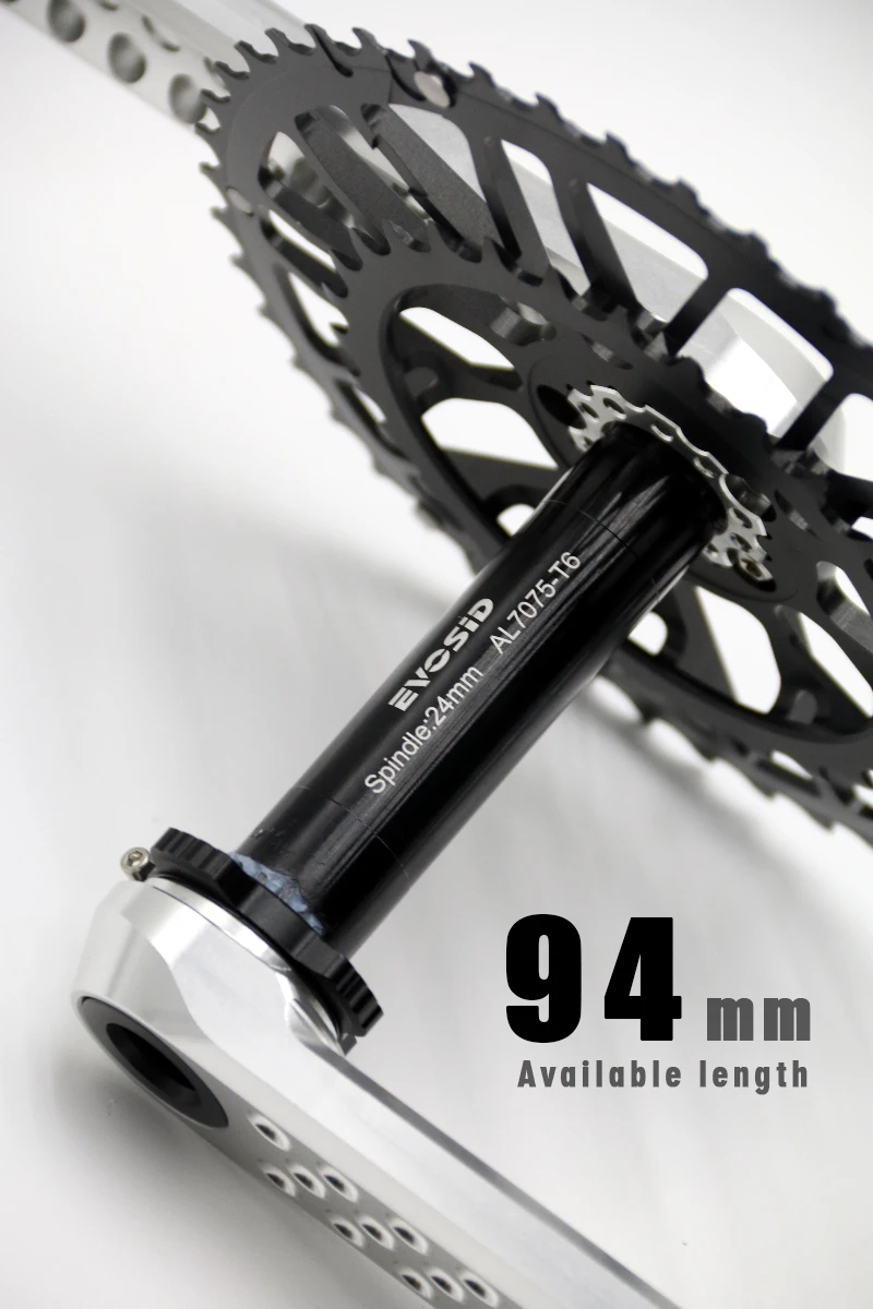EVOSID Rennrad Kurbelgarnitur 160/165/170mm 3nail Direct Mount Kettenblatt 40-56T Kies Fahrrad Hohl Intregated Kurbel 12S Fahrrad Teil – Detail 4