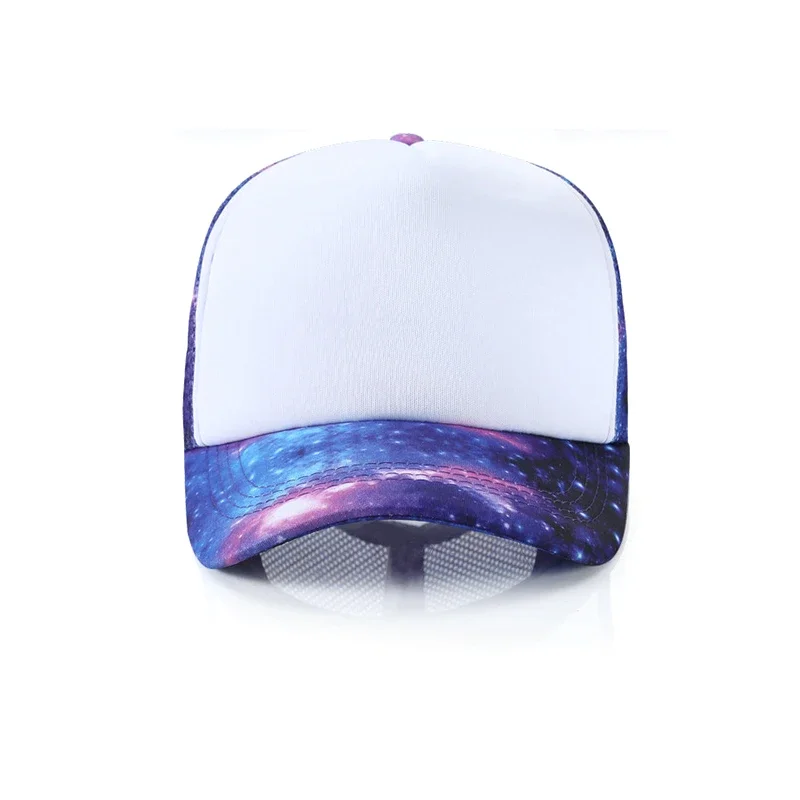 New Rainbow Mesh Baseball Caps for Men Customized LOGO Spring and Summer Outdoor Shade Dad Hat Team Advertising Truck Hats