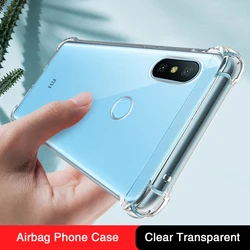 Transparent Phone Case for Xiaomi Redmi Note6 Note 6 Pro 6Pro High Qualtiy TPU Airbag Soft Silicone Back Cover Funda Accessories