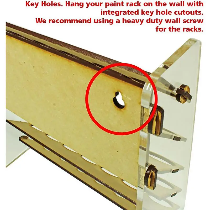 Organizador de pintura con 35 ranuras, estante de almacenamiento, modelo en miniatura, soporte de estación de pintura para Hobby, soporte Caddy,