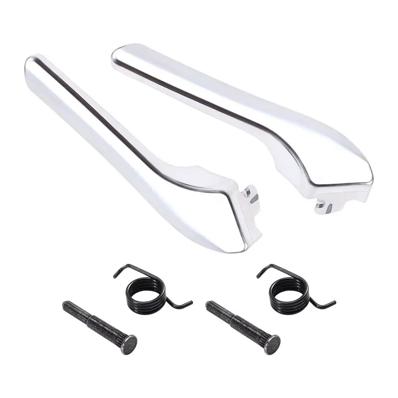 HT4Z-5822600-AA HT4Z5822601AA 1 Pair Inside Inner Door Handle Clasp Chrome Door Opener For Ford Edge 2015-2024-A99D