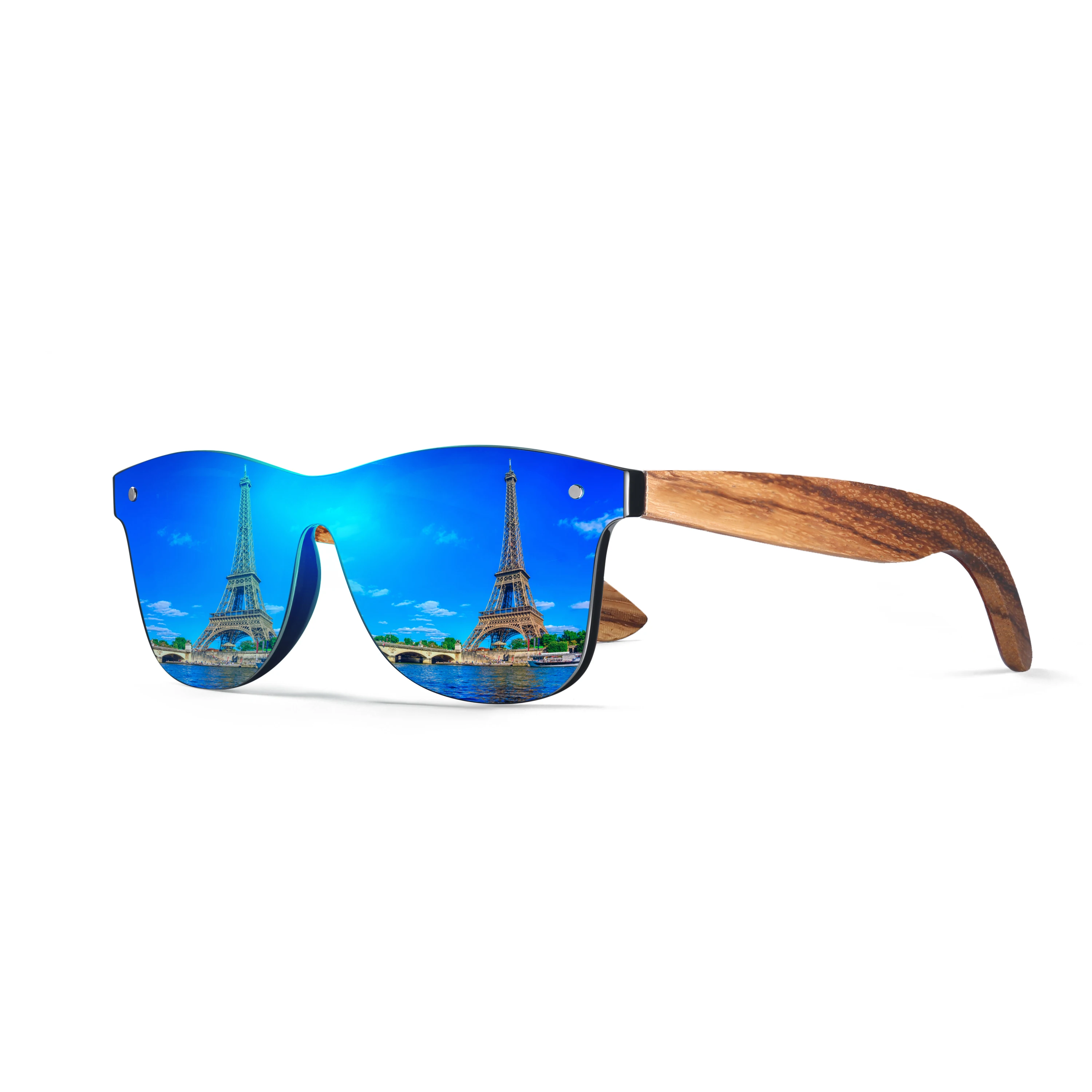 

B C 5pieces,wood sunglasses each engraved with VIP logo Bamboo WOOD GLASSES