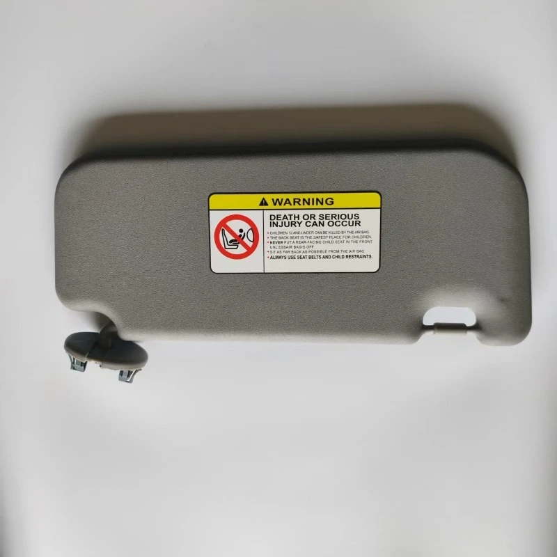 Gray Left and Right Sun Visor Without Light for Toyota Yaris 2008 2009 2010 2011 2012 2013 7432052810 7431052810 - view 3