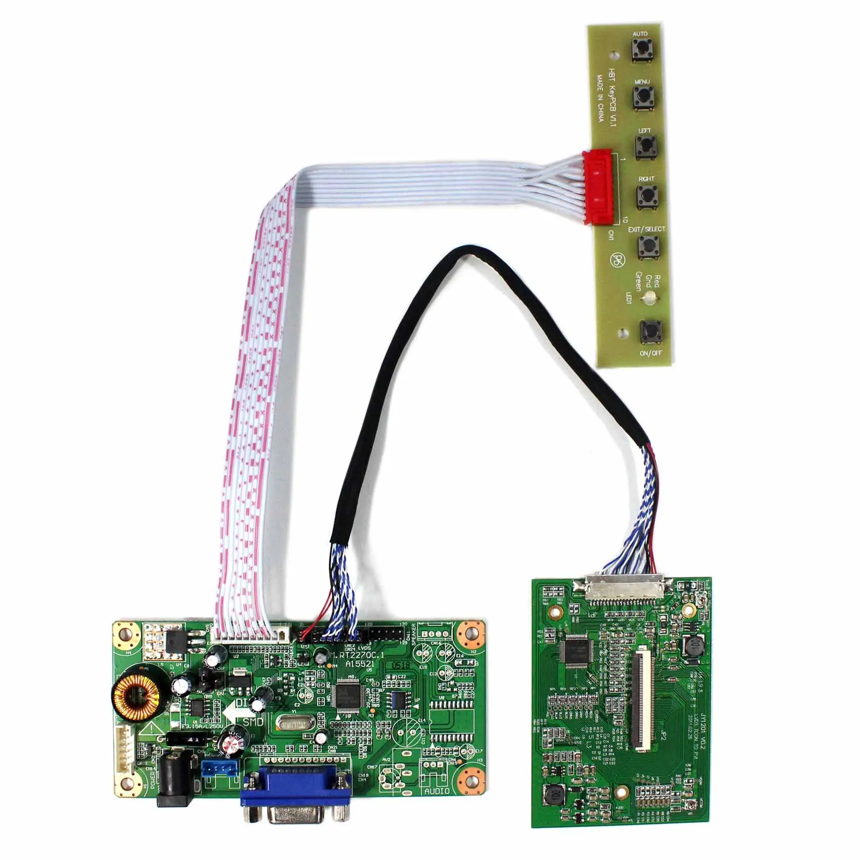 RT2270C-A 3.5 Vga Input Universal Lcd Controller Board 40 Pin 30Pin 20Pin Lvds Tft Lcd Display Driver Board