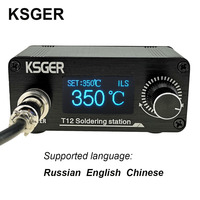 KSGER T12 V3.1S Soldering Station DIY MINI STM32 OLED Controller Handle Aluminum Alloy Case Welding Tools Quick Heating